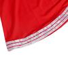 Girl Dancing Show Cheerleader Stage Performance Red Dress+Pompoms Cheerleading Costumes Adult High School Cheer Uniform