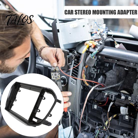 Replacement Radio Trim Frame 9 Inch Dash Kit for Lada Vesta NG 2023 LHD, Stereo Car Mounting Adapter Bezel Fascia Android, Navigation Panel Housing