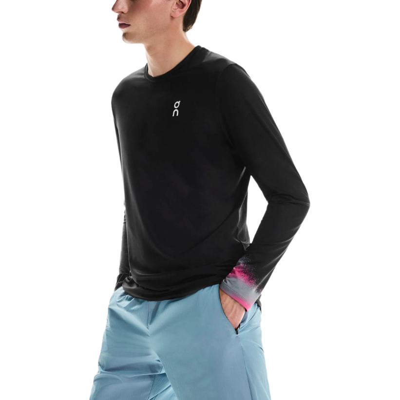 On Court Lg Sleeve T-Shirt Fashi Lightweight Soft Versatile Men Tops 1ME12300080