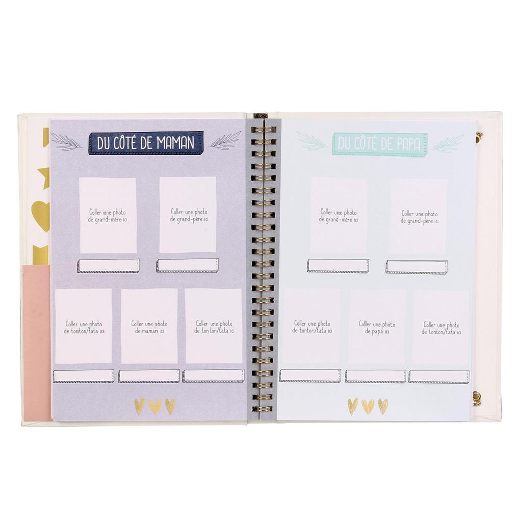 Les Trésors De Lily [A1794] - Carnet souvenir 'Mon Carnet de Grossesse' multicolore - 22x16