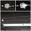 Akoya Pearl Black Necklace Natural Pearl Jewelry High-Luster Approx.40cm 7.0mm–7.5mm 33.2g Silver Clasps w/Box