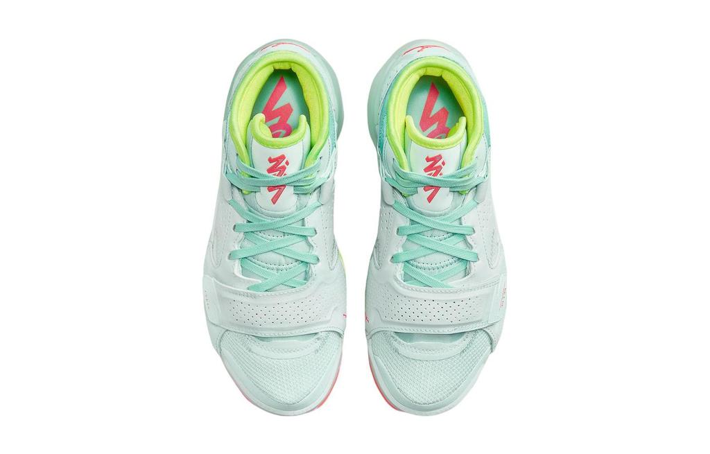 Jordan Zion 2 Zion 2 Abrasion Resistant Breathable Mid top Basketball Shoes Cyan DV0992-367
