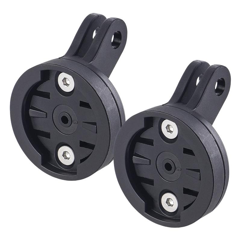 2Pcs Bike Computer Mount Connecting Seat Bicycle Camera Headlight Holder Multifunctional Bike Computer Fixing Base for Gopro