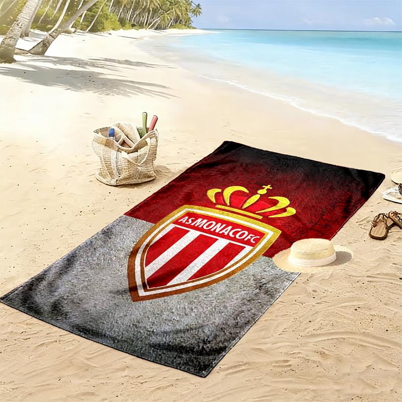 AS Monaco F Print Beach Towel, Large Soft Quick Dry Towel for Beach Camping Swimming
