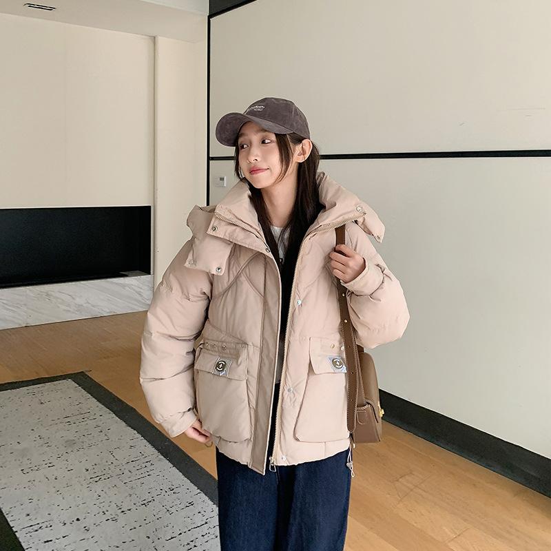 Fashion Cotton Clothes Women's Hooded 2025 Winter New Small Korean Version Loose Thickened Versatile Warm Cotton-padded Jacket