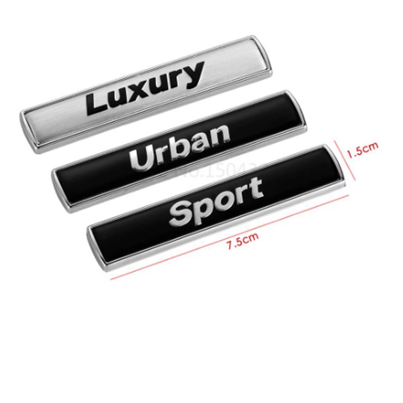 2pcs Luxury Modern Urban Sport Refit Car Auto Fender Tail Emblem Badge Sticker for BMW E46 E39 E90 E60 E36 E30 E34 F30 F10 F20