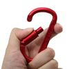 Robuster Twistlock D-Form Schnalle Felskletterkarabiner Ersatz Aluminiumlegierung Bergsteiger D-Ring Clip