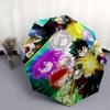 1pc My Hero Academia Automatic Opening/Closing Outdoor Umbrella with Boku No Hero Characters - Portable 3-Fold Design, 8-Rib Iron Frame Outdoor f