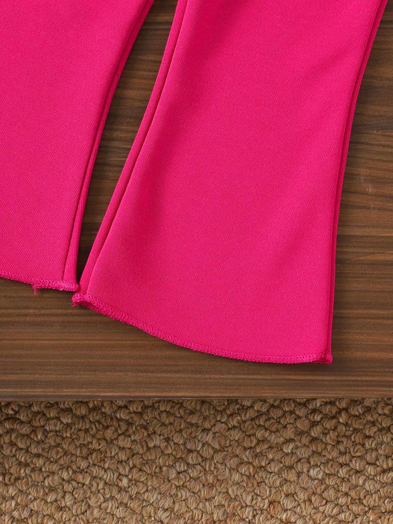 Evropská a Americká vínově červená mikina s dlouhým rukávem a tepláková souprava pro dívky