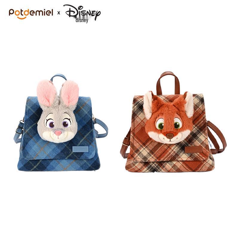 Offizielle Disney Mickey, Zootopia Judy Hopps & Nick Wilde Plüsch Umhängetasche