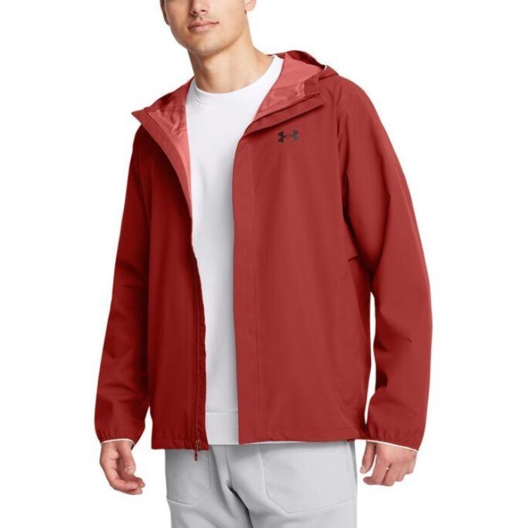 Under Armour Stormproof CLOUDSTRIKE Jacket Men's Terracotta Red 1376066-840