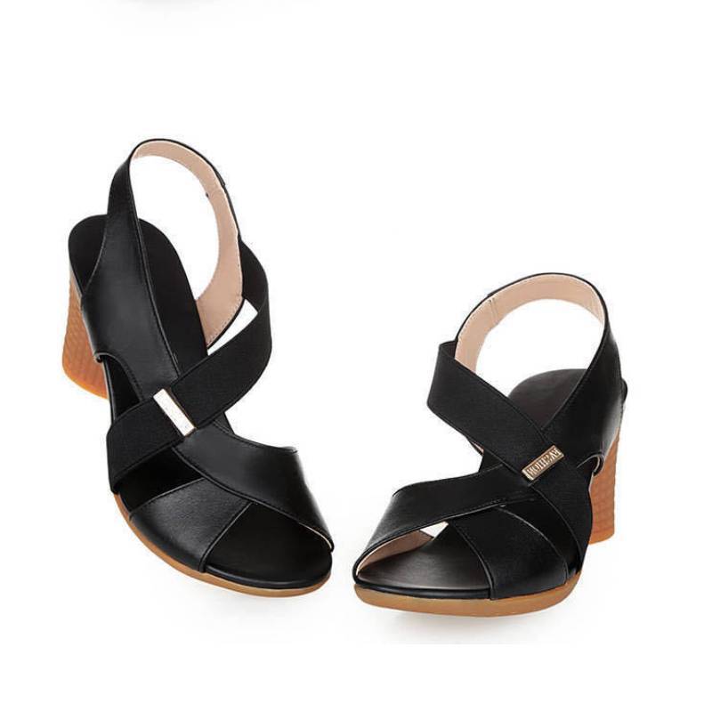 Roman Summer Womens Open Toe Sandals With Metallic Accents For Casual Wear