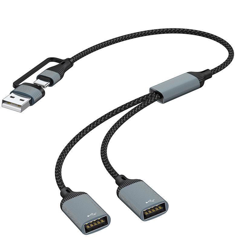 Usb Type C Hub Multiple Splitter Adapter Otg Data Transfer 3/2 Port Usb Power Charging Hub Cable Connector Adapter