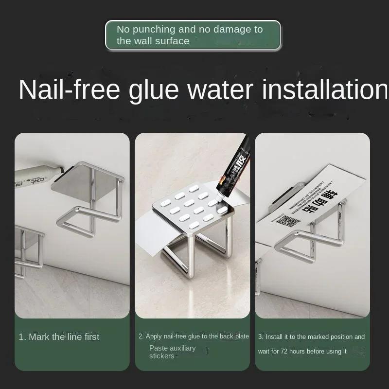 1-5Pcs Kitchen Sink Sponge Rack Drain Storage Holder Self Adhesive Stainless Steel Wire Ba Il Rag Brush Organizer Wall Hooks