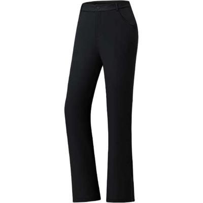 Trainingsserie Lässig Einfach Einfarbig Schmal Geschnitten Gestrickte Sporthosen Damen Hosen Schwarz 162527514-2
