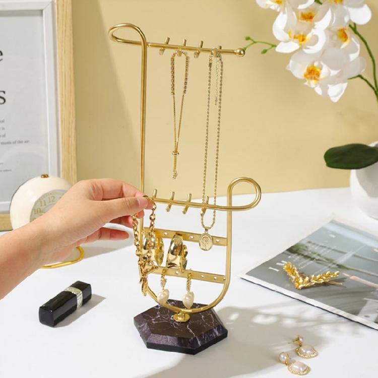 Storage Rack for Earring Necklace Bracelet Organizer Showcase Storage Holder