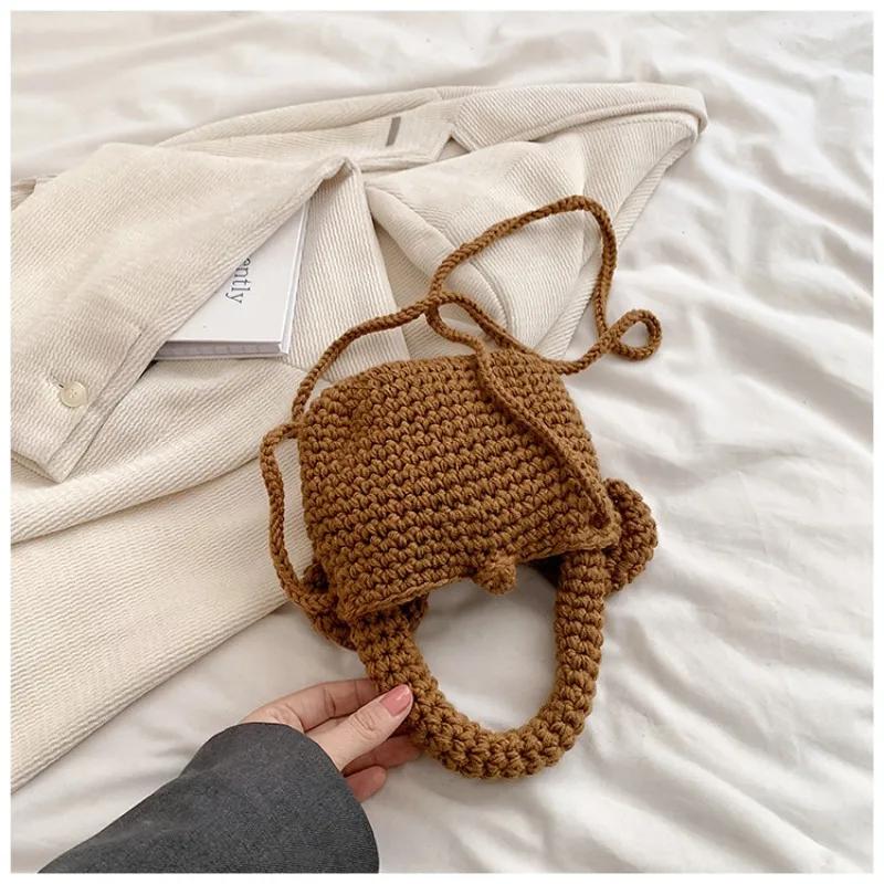 Women's Monochromatic Mesh Shoulder Bag Exclusive Design Casual and Cute Mini Bags