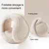 Plush Earmuffs Solid Color Winter Warmth Foldable Plush Ear Muffs with Elastic Adjustable Headband Cold Weather Ear Covers