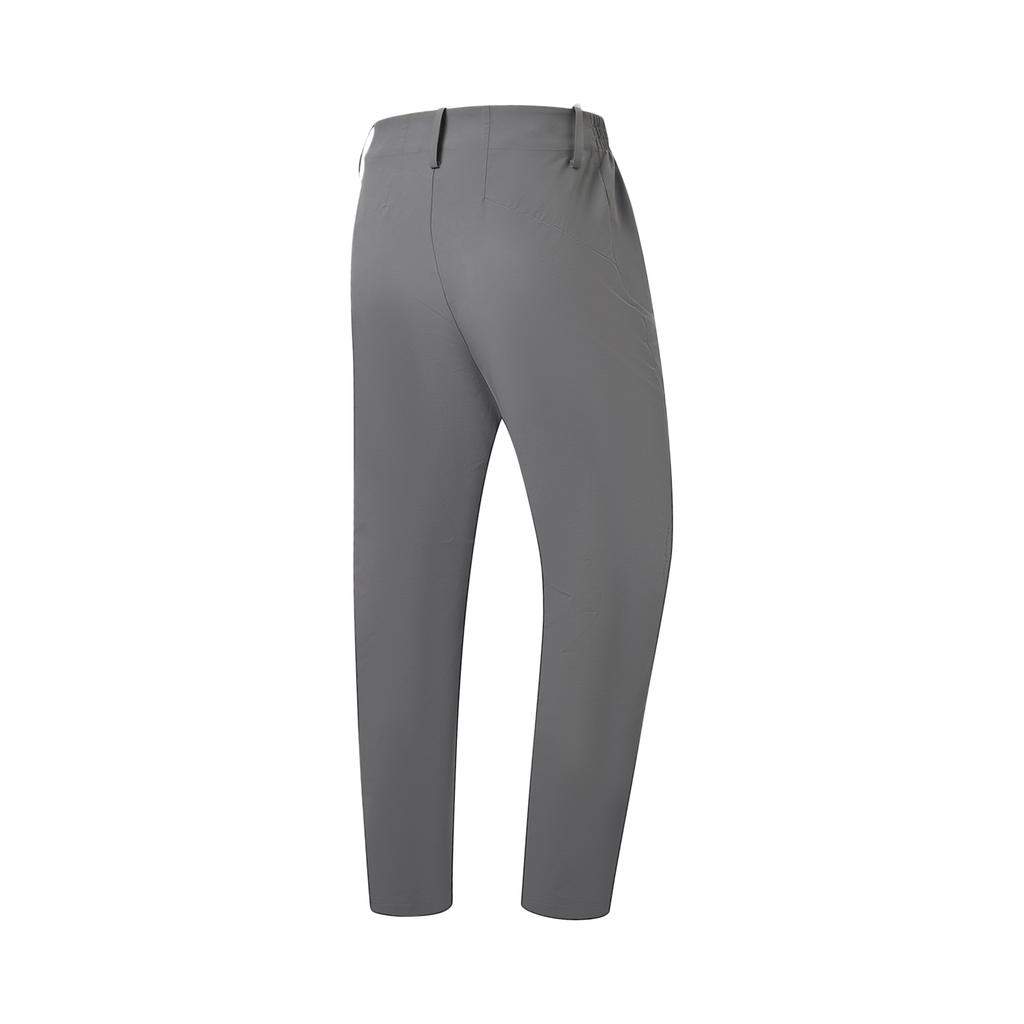 Li-Ning Honor Gold Standard Series Simple Versatile Comfortable Mid-Waist Zipper Sports Long Pants Men Bottoms AYKW547-4