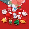 12pcs Cartoon Creative Christmas Gifts Santa Claus Refrigerator Magnets Magnetic Clasp Personality Magnet Magnet Home Decore