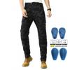 Mens Motorcycle Riding Pants With Silicone Padding Camo All-Season Off-Road Protective Gear