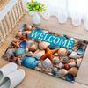 Dreamy Mushroom Door Mat Mandala Sunflower Welcome Multi Theme Floor Mat Living Room Bedroom Bathroom Entrance Carpet Decoration