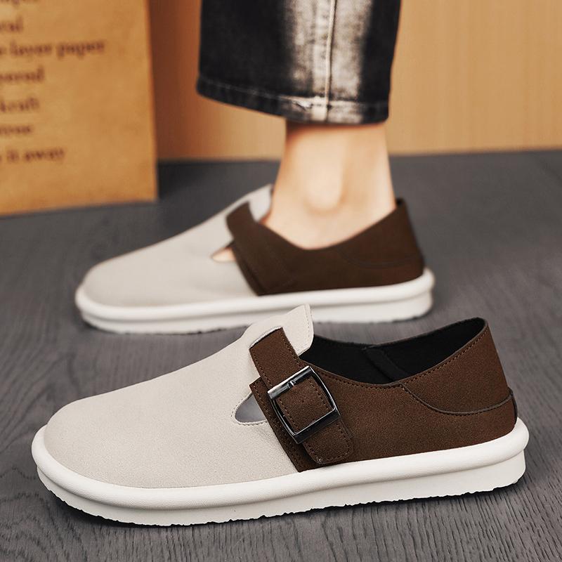 Men’s Slip on Casual Shoes Students Skateboard Shoes Over Sized