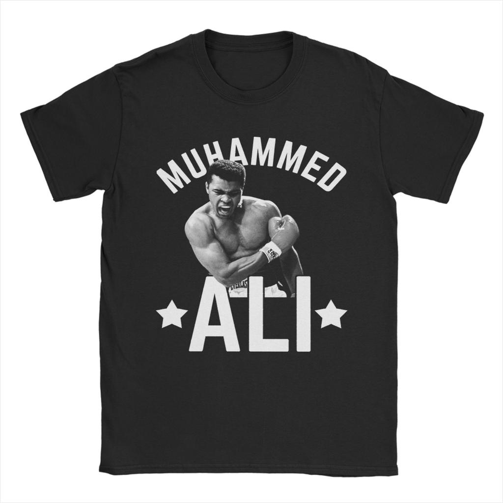 Muhammad Ali Baumwoll-T-Shirt Für Unisex Sommer Ästhetische T-Shirts O-Ausschnitt Freizeit-T-Shirt Oversized Dropshipping Oberteile
