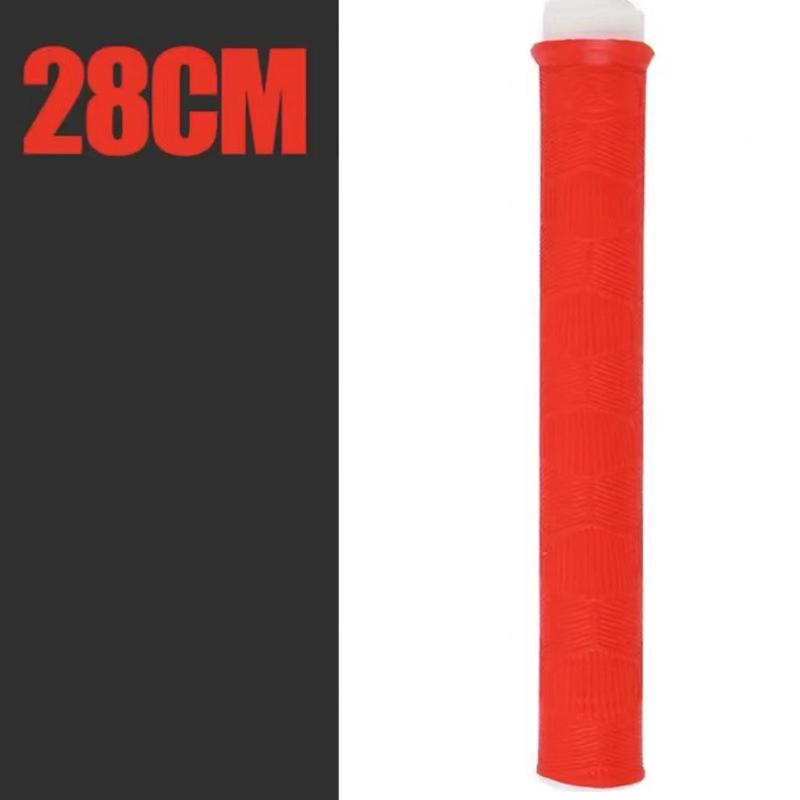 

28Cm Lengthened Fishing Rod A Pull Hand Sleeve Wear-Resistant Non-Slip Soft Grip Glue Wrap With Hand Glue Sweat Absorbent Sleeve 28CM красный