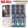 R36S Retro R36 Ultra Console de Videogame Portátil Tela IPS 128GB Jogos Player de Bolso Portátil Sistema Linux R36Ultra R36 PRO