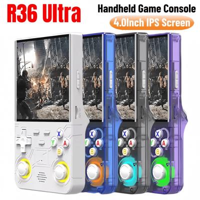 R36S Retro R36 Ultra Handheld Video Game Console IPS Screen 128GB Games Portable Pocket Player Linux System R36Ultra R36 PRO