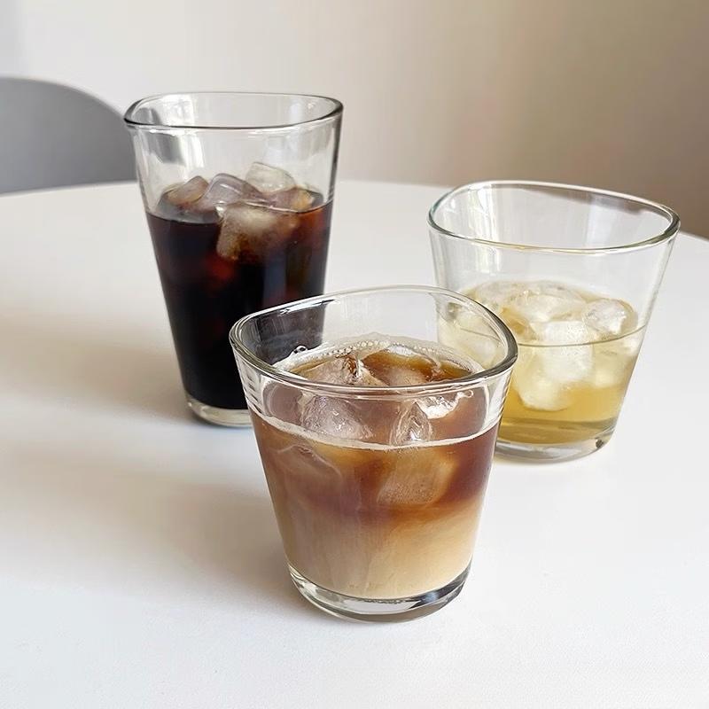 OLOEY Minimalist Commercial Glass Coffee Cup