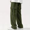 Men's Corduroy Loose Wide Leg Straight Leg Casual Pants