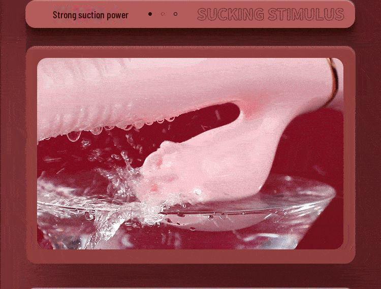 Mi Ji Yi Yue Telescopic Suction Stick - Female Masturbation Device, 50/box.