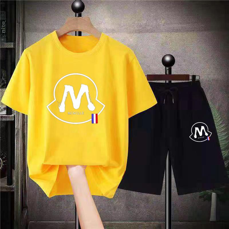 

Роскошные мужские и женские футболки, костюм, шорты, классические комплекты, комплекты из 2 предметов, комплекты с принтом M, высокое качество 6XL