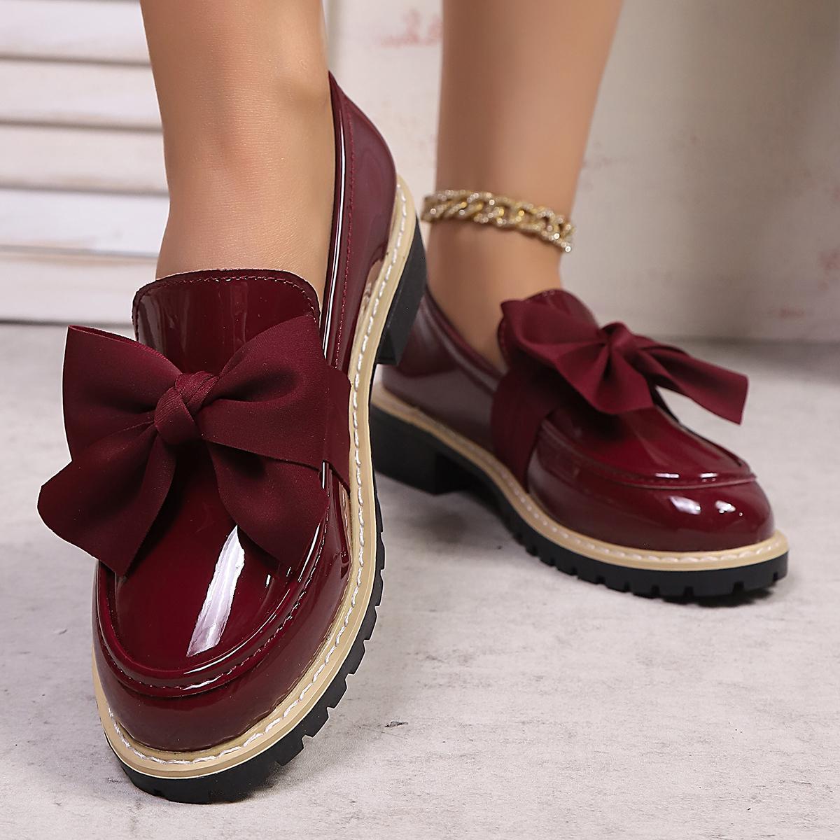* Round Head Elegant Casual Women s Shoes Spring and Autumn Anti Slip Comfortable High Heel Single Shoes 35