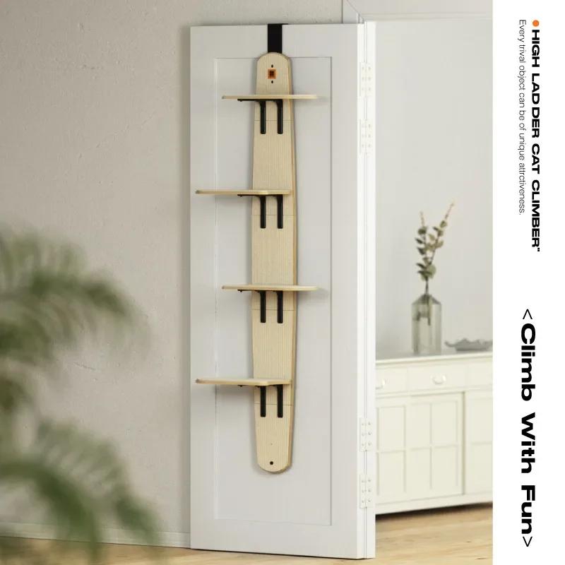 

Подвесная кровать для кошек из сосны Защита окружающей среды Хорошая устойчивость Пластина, устойчивая к царапинам Легко собираемая конструкция для лазанья домашних животных