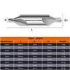 Hole Opener Cross Triangle Drill Drilling Tools Countersinks Angle Bit HSS Combined Center Drills Drill Bit Center Drill