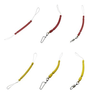 Rust Resistant Fishing Shock Cord With Rotating Clip and Rubber Tube Spearfishing Stainless Steel Shock Absorbers Cord