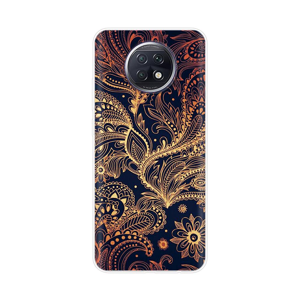 Fashion TPU Phone Case For Xiaomi Redmi Note 9T Soft Silicone Painting Case for Redmi Note 9T 5G Case Note9T 9 T coque flower