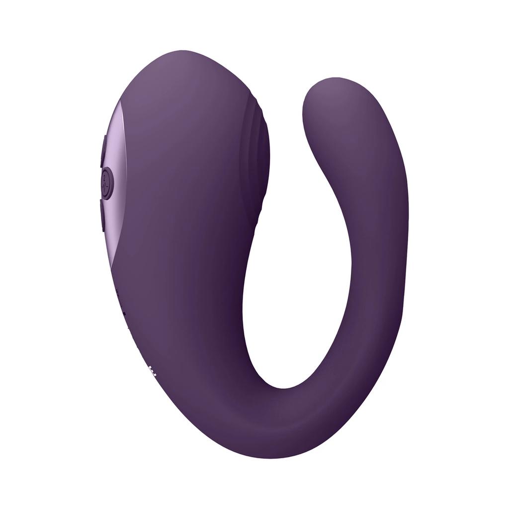 Vive - Triple action vibrator with two prongs and a pulsation wave on the clitoris Yoko