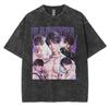 Funny Girl Dinner Caleb Graphic Tee Shirt Love and Deepspace Novelty Cotton T Shirts Fashion High Quality Vintage Washed T-Shirt