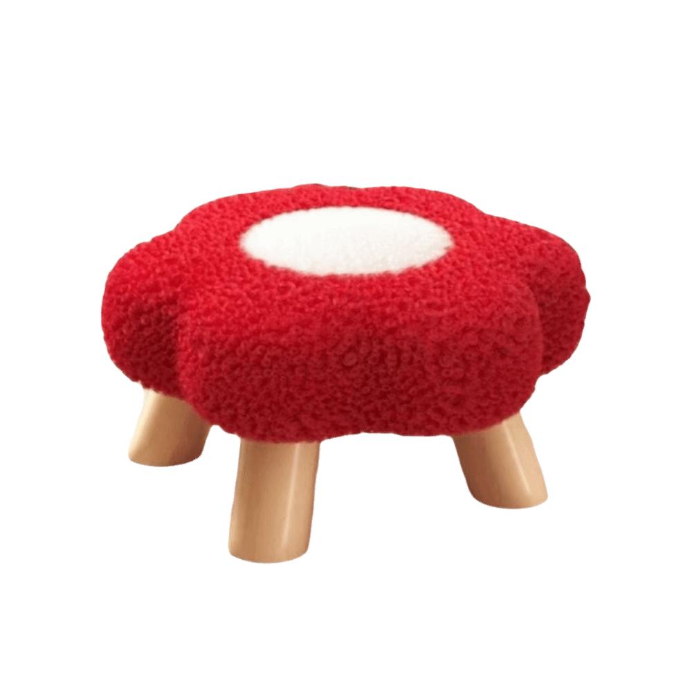 Household Low Stool Soft Sofa Stool Cute Footstool  Living Room