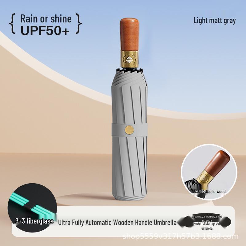 Women's UV-Protection Sun and Rain Mini Umbrella – Lightweight, Compact, Dual-Use Five-Fold Design