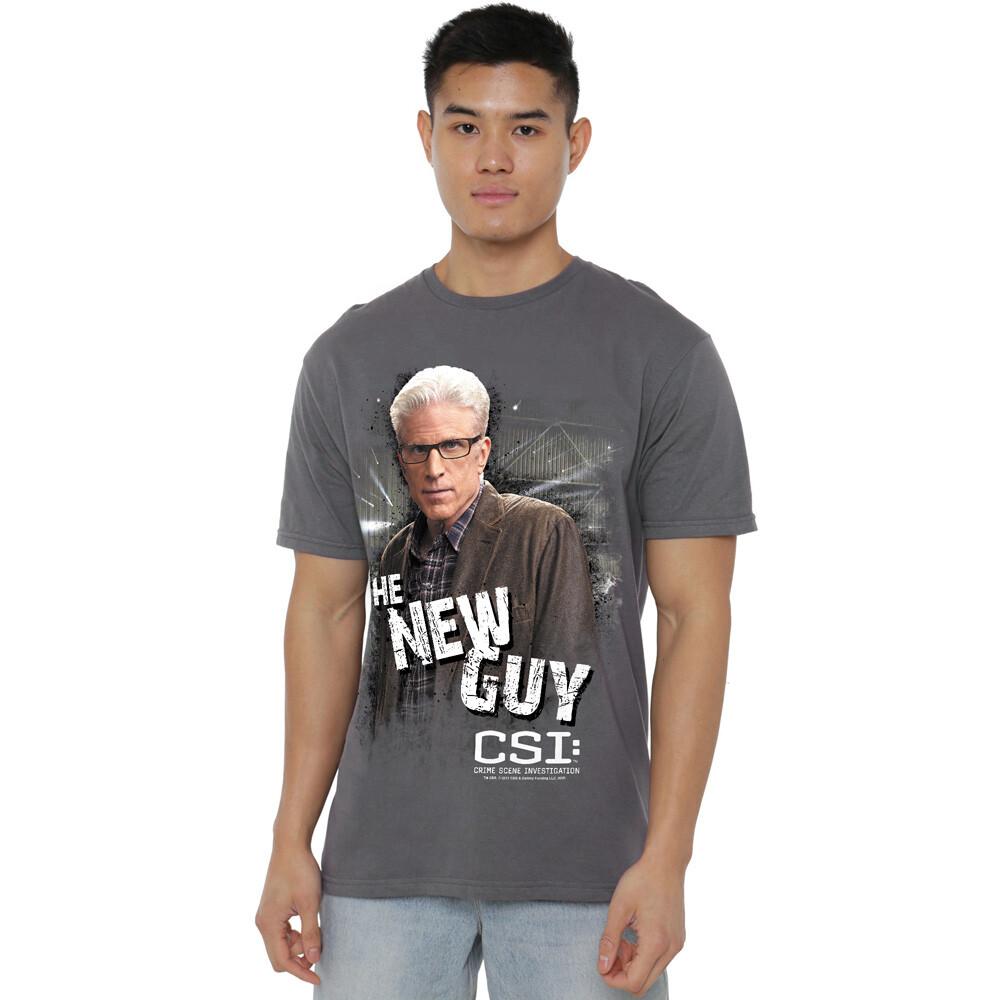 Csi The New Guy T-Shirt S-2XL Charcoal XXL