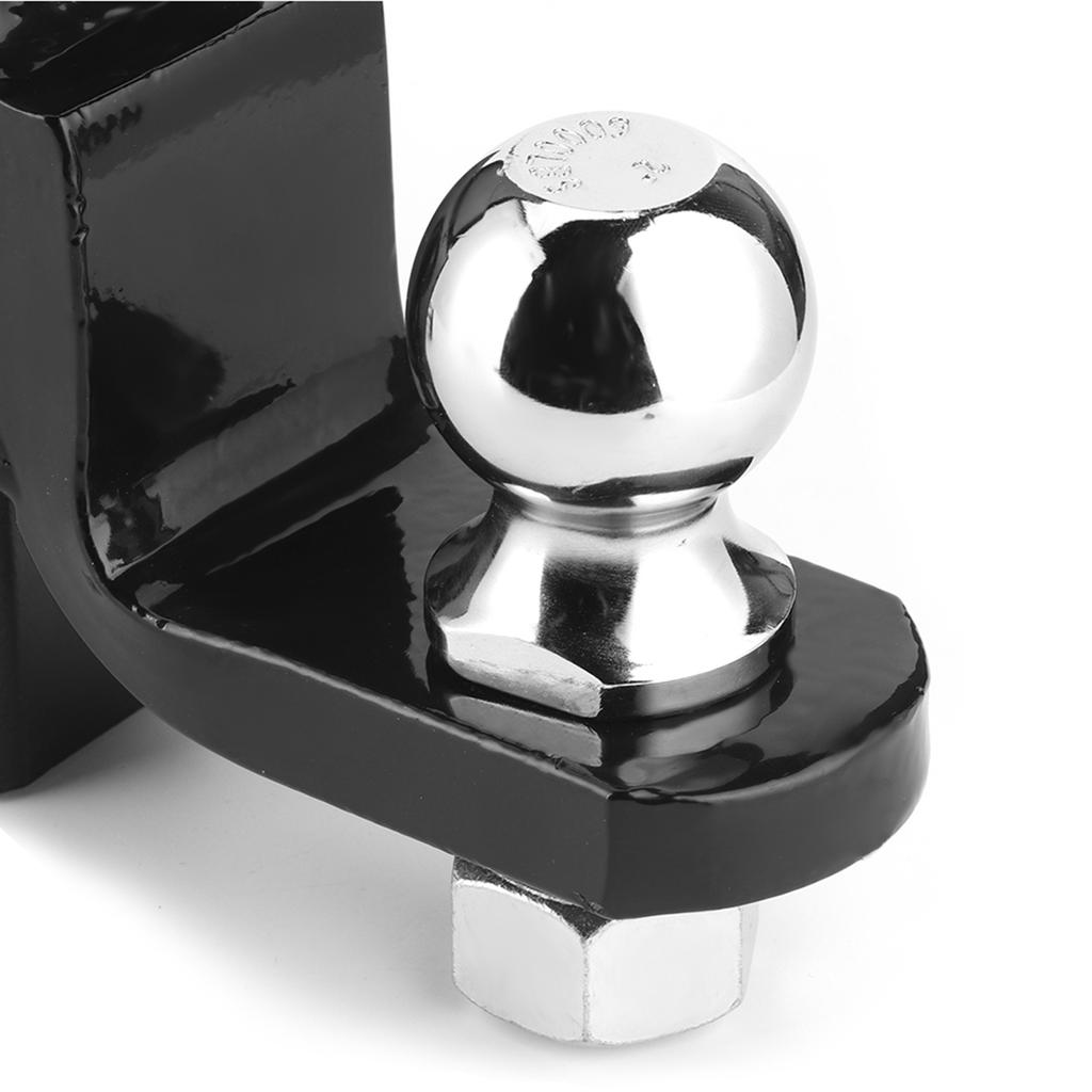 10in Adjustable Steel Trailer Arm 6 Holes Hitch 2in Ball 6000LBS Accessory for Truck SUV