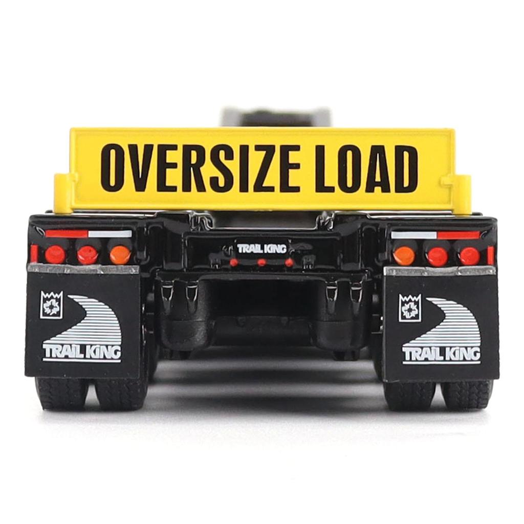 Diecast Master Skala Trail King TK120 med Avtagbar Svart Komplett Diecast Modell 71137 1/50 Stödben, Bil,