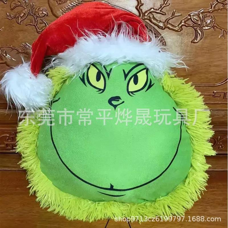 New Grinch Christmas tree decorations Green Monster Doll Christmas Decoration Cute Cartoon Hanging
