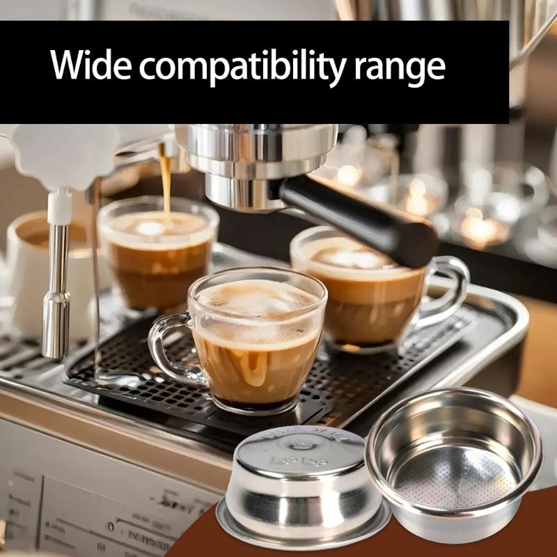 Durables 54mm Single Wall Coffee Filters Basket For Professional Machines Stainles Steels Construction