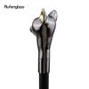 Golden Black Luxury Cat Handle Walking Cane Fashion Decorative Walking Stick Gentleman Elegant Cosplay Cane Knob Crosier 90cm